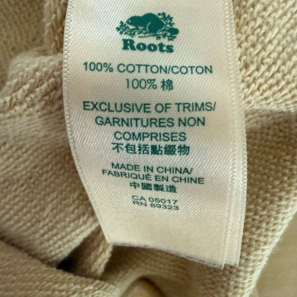 Roots Beige Tree Graphic Sweater